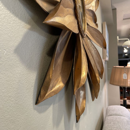 Decorative Tin Sunflower Mirror