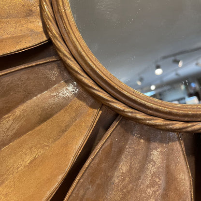 Decorative Tin Sunflower Mirror