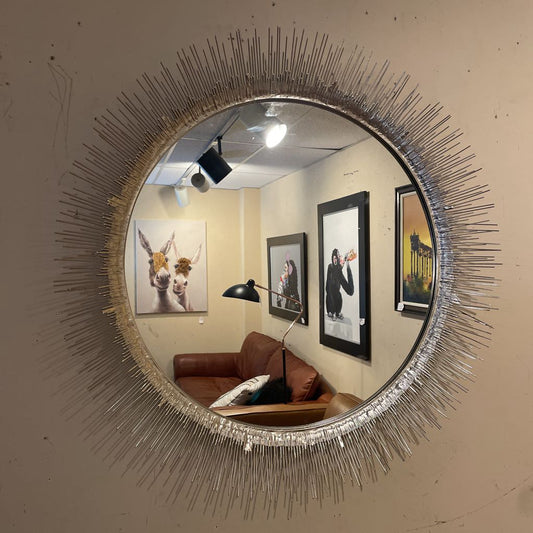 Decorative Silver Starburst Mirror C MIRRORS