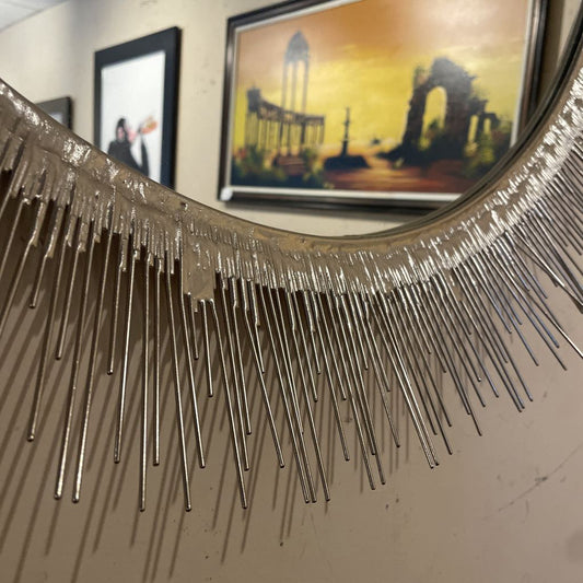 Decorative Silver Starburst Mirror C MIRRORS
