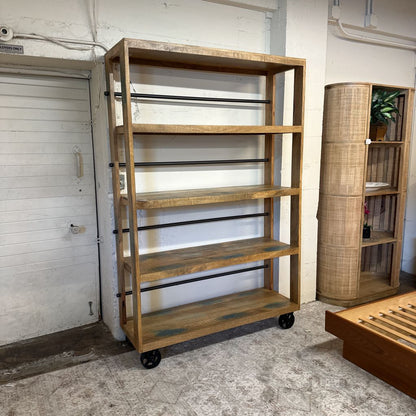 Vintage Wheeled Bookcase C BOOKSHELVES