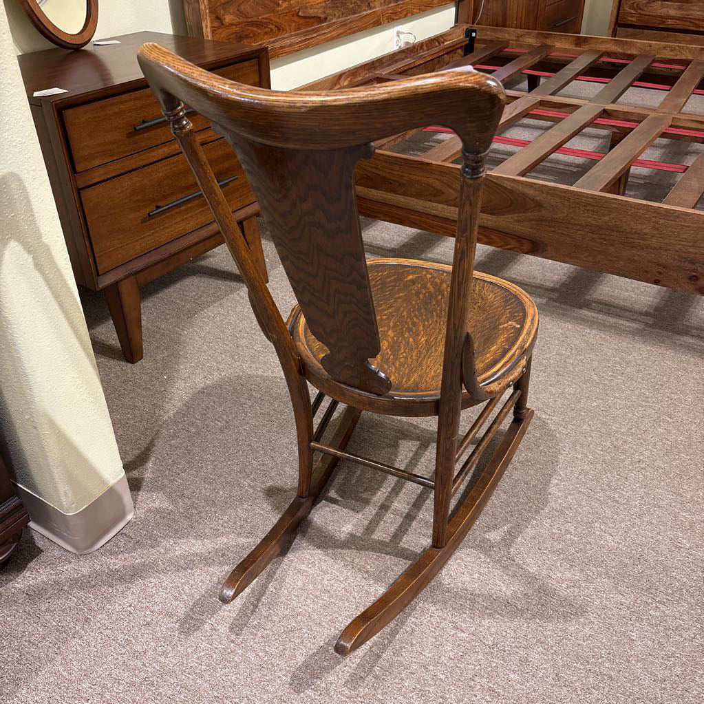Antique Solid Wood Rocker
