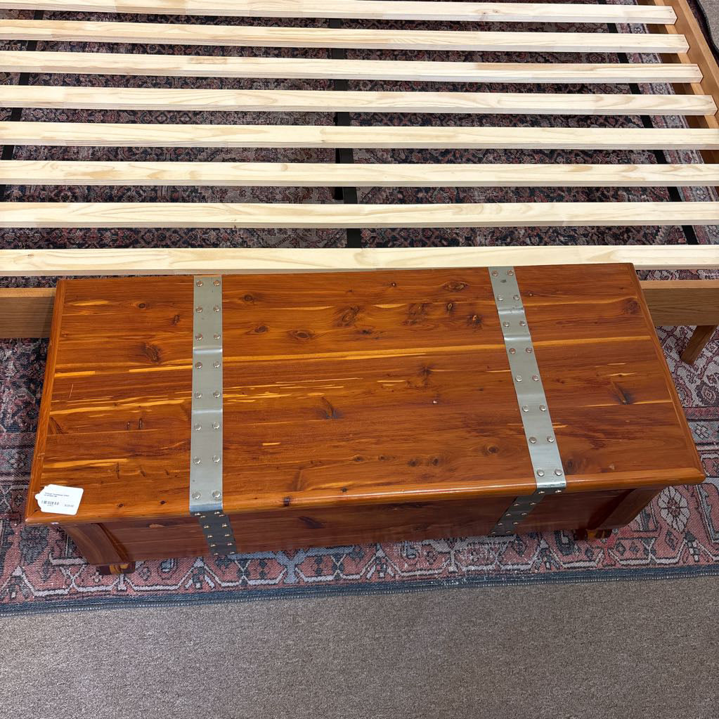 Vintage Farmhouse Chest w/Wheels