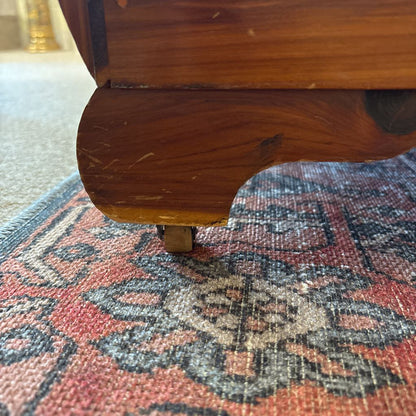 Vintage Farmhouse Chest w/Wheels