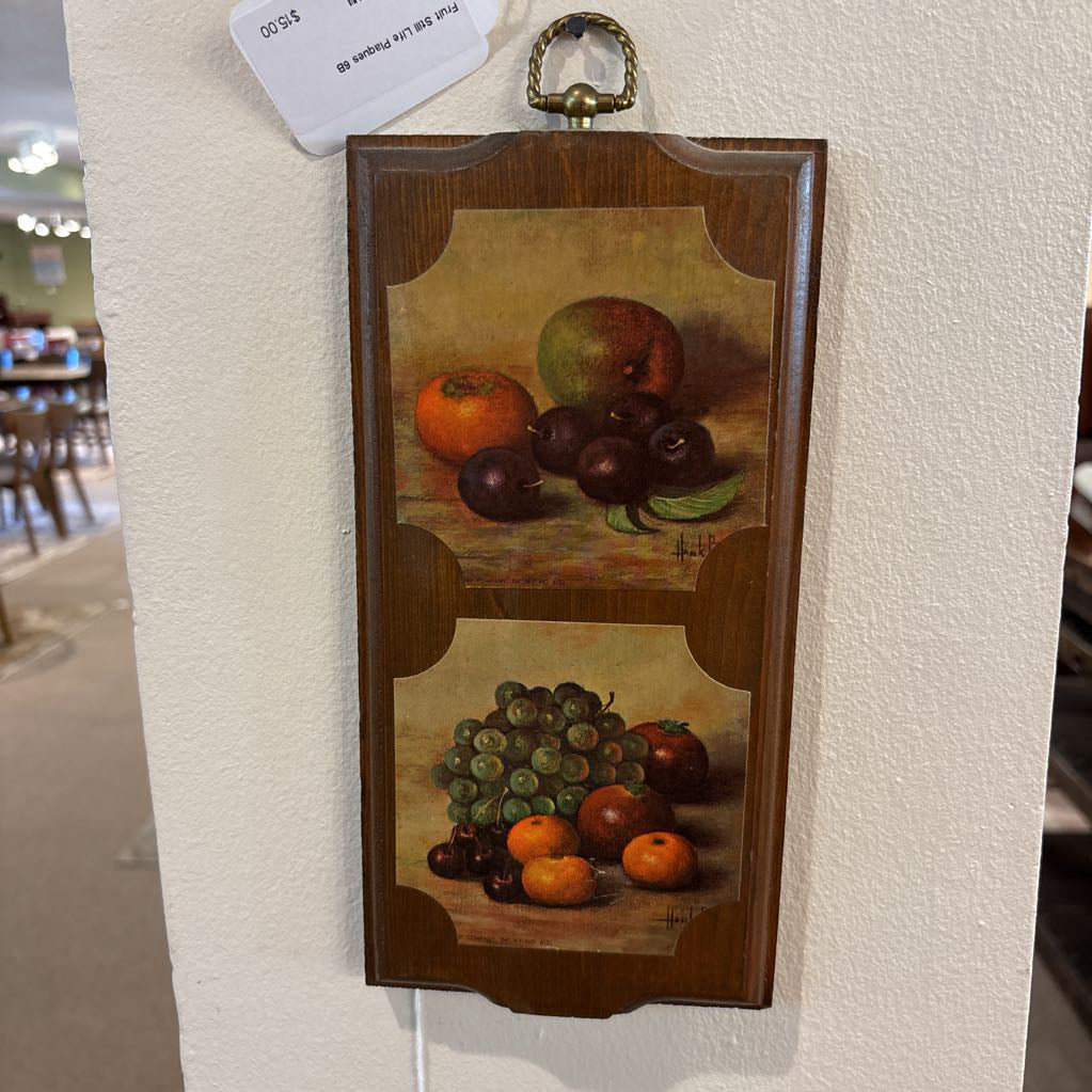 Fruit Still Life Plaques