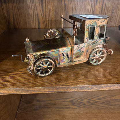 Copper Sculpture Automobile Music Box