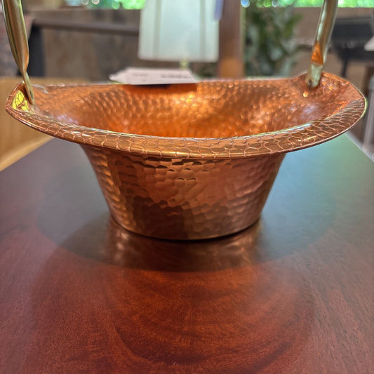 Hammered Copper Basket SMALLS