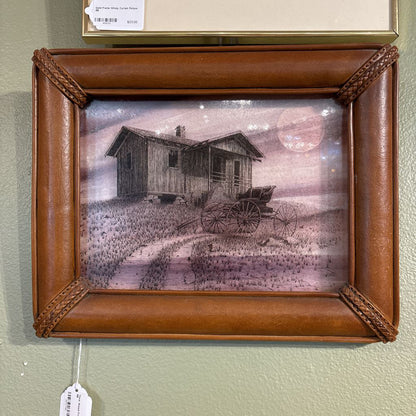 Thick Wood Frame Farmhouse Art