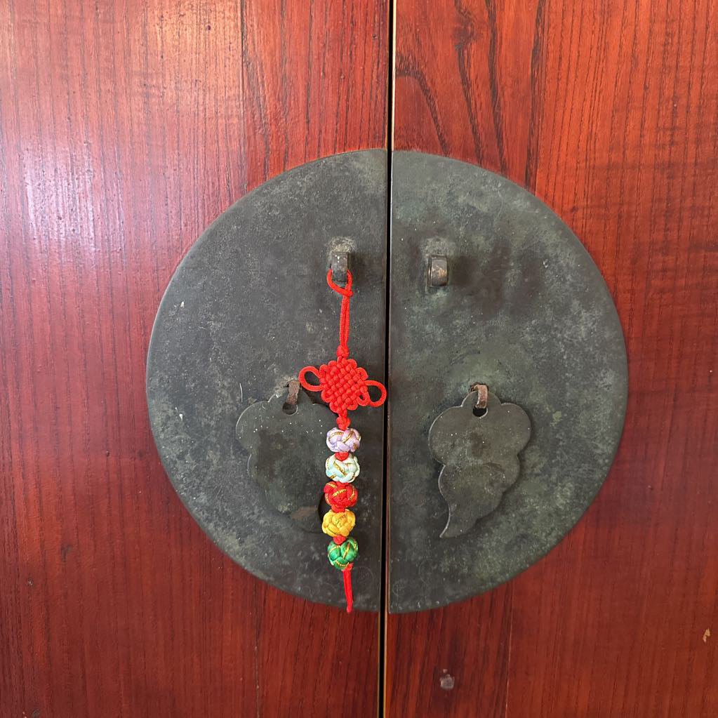 Antique Chinese 2-Door 2-Drawer Armoire