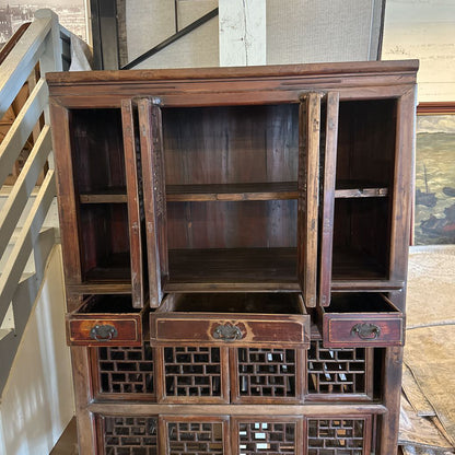 Antique Chinese Pantry (Many Doors + Sliders) C CABINETS