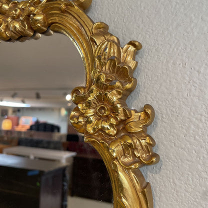 Ornate Gilded Mirror w/ Shelf