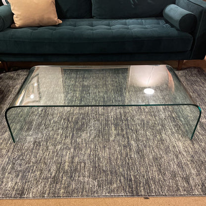 Curved Glass Coffee Table