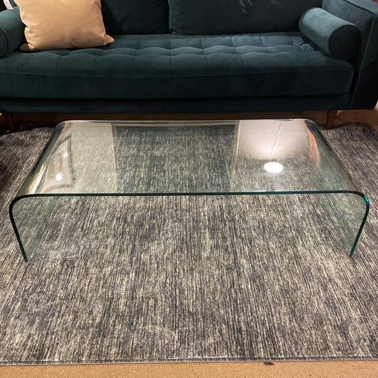 Curved Glass Coffee Table