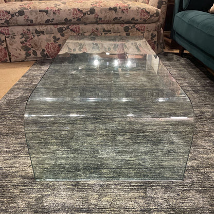 Curved Glass Coffee Table
