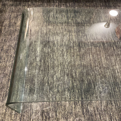 Curved Glass Coffee Table