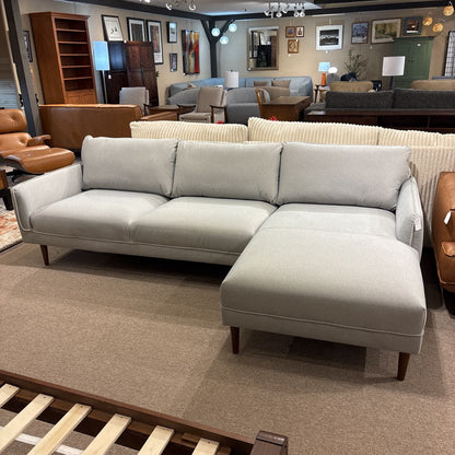 Egersund Dove Grey RAF Chaise Sectional