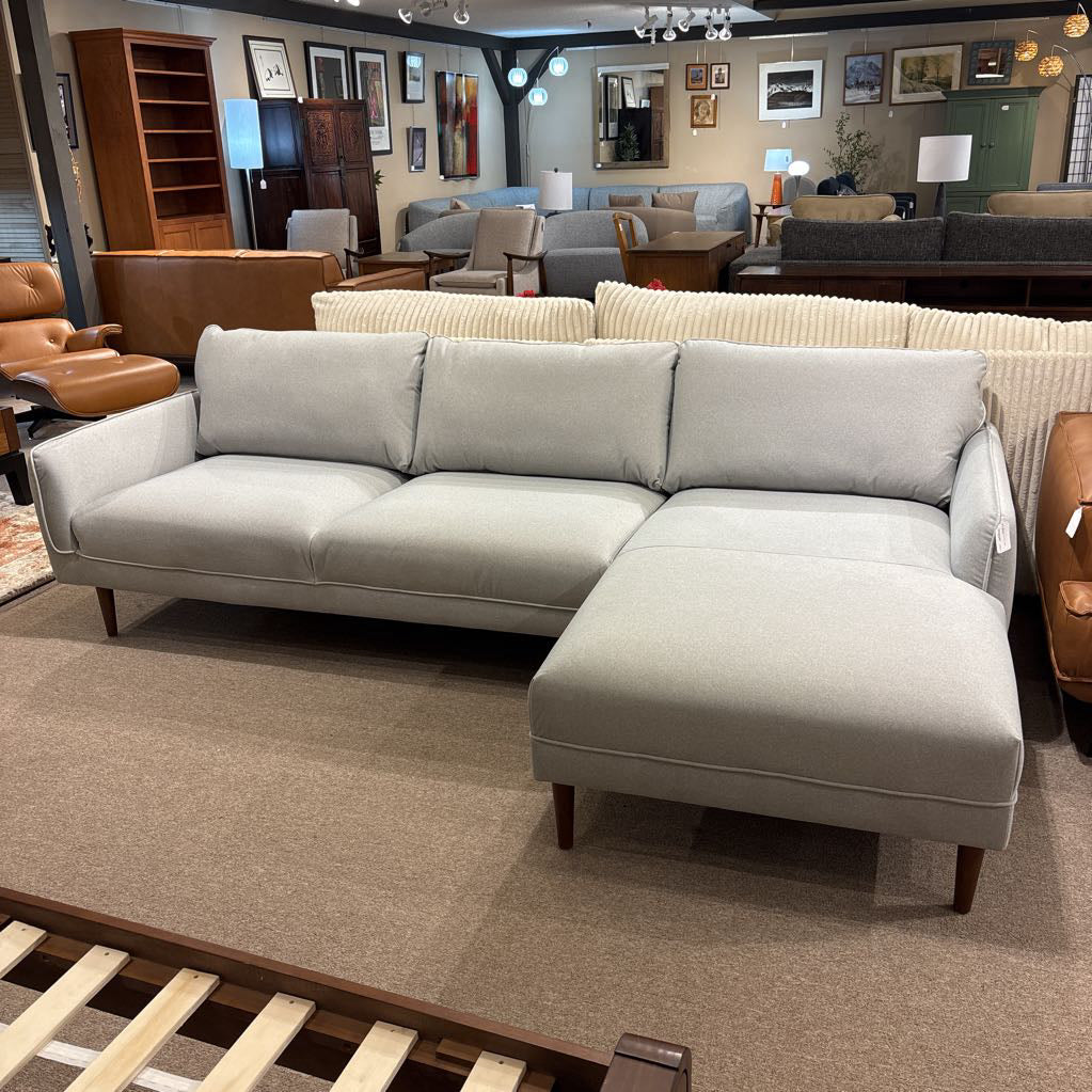 Egersund Dove Grey RAF Chaise Sectional