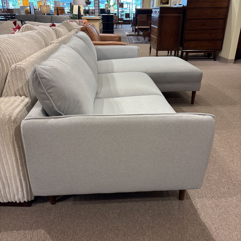 Egersund Dove Grey RAF Chaise Sectional