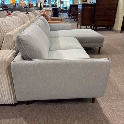 Egersund Dove Grey RAF Chaise Sectional