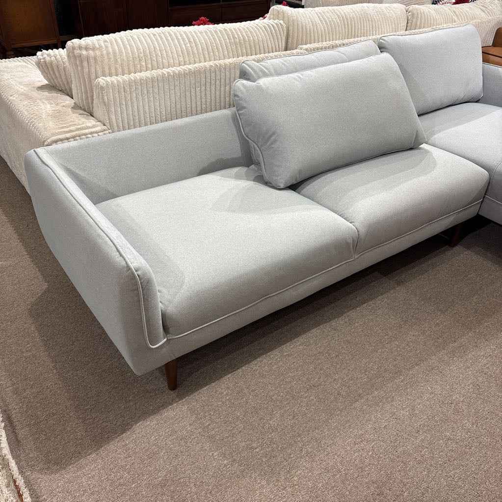 Egersund Dove Grey RAF Chaise Sectional