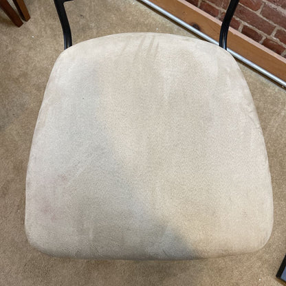 Iron Frame Beige Seat Swivel Stool C STOOLS