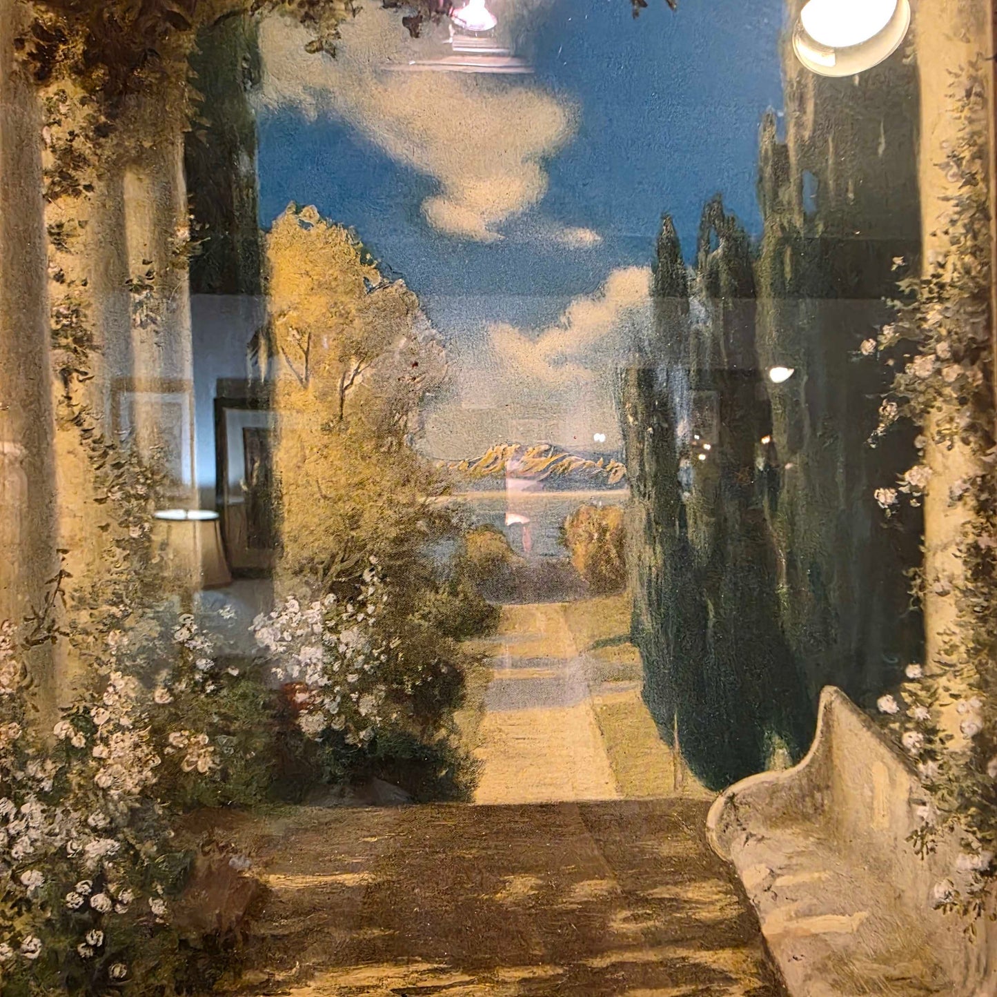 R. Atkinson Fox - "The Rose Bower" Vintage Print