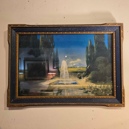 R. Atkinson Fox - "Fountain of Love" Vintage Print