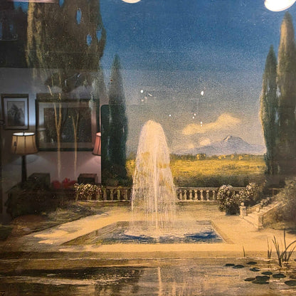 R. Atkinson Fox - "Fountain of Love" Vintage Print