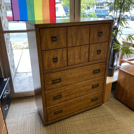 Vintage BARKER Five Drawer Chest C HIGHBOYS