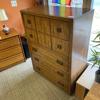 Vintage BARKER Five Drawer Chest C HIGHBOYS