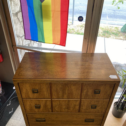 Vintage BARKER Five Drawer Chest C HIGHBOYS