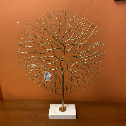 Brass Finish Tree of Life Sculpture