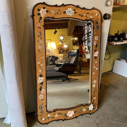 Floral Painted Mirror