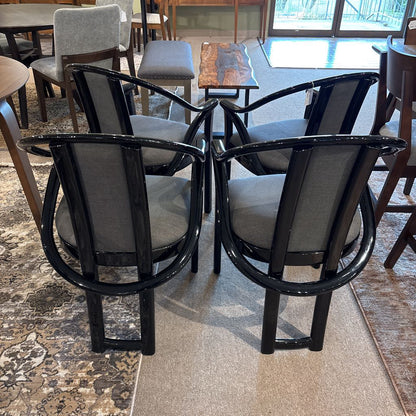 Contemporary Black Dining Chair (SET OF 4)