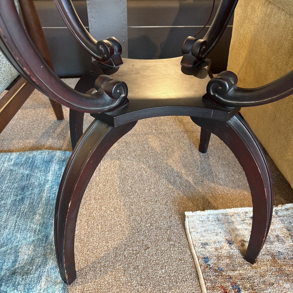 Pink Marble Top Side Table