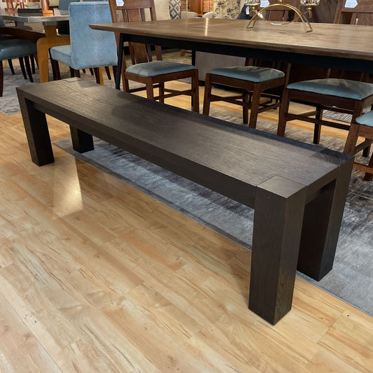 Arhaus Parsons Black Dining Bench C DINING BENCHES