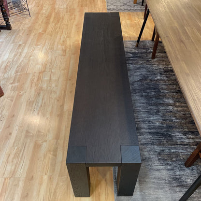 Arhaus Parsons Black Dining Bench
