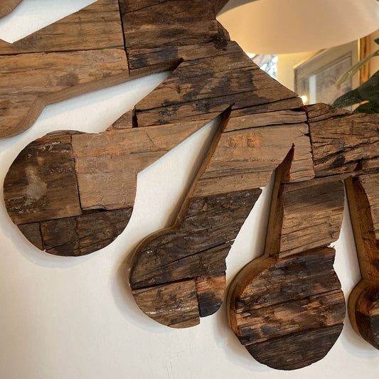 Reclaimed Wood Sun Mirror C MIRRORS