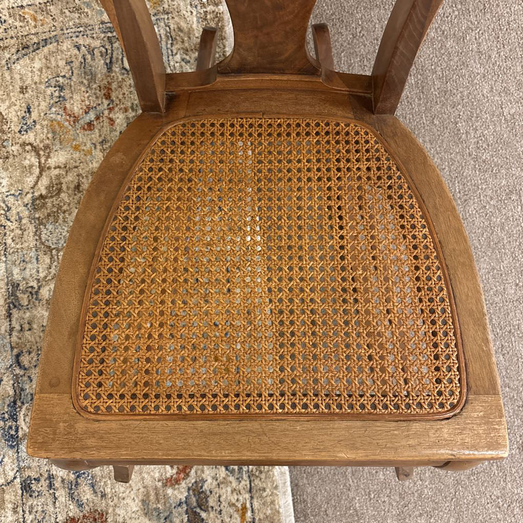Small Wicker Rocking Chair