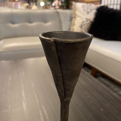 Pottery Barn Cast Metal Candleholder SET OF 2