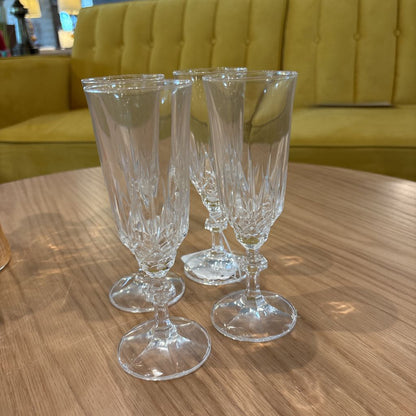 Crystal Champaign Glass (SET OF 4)