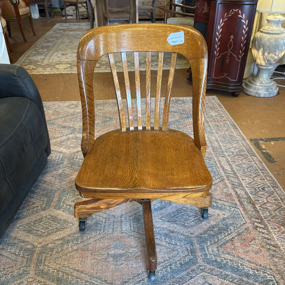 Vintage Springback Swivel Chair