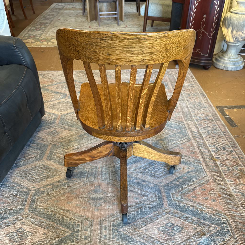 Vintage Springback Swivel Chair