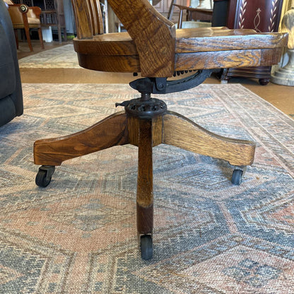 Vintage Springback Swivel Chair