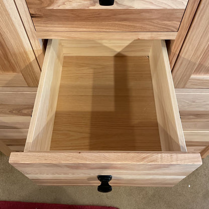 American Hickory & Walnut Inlay Armoire