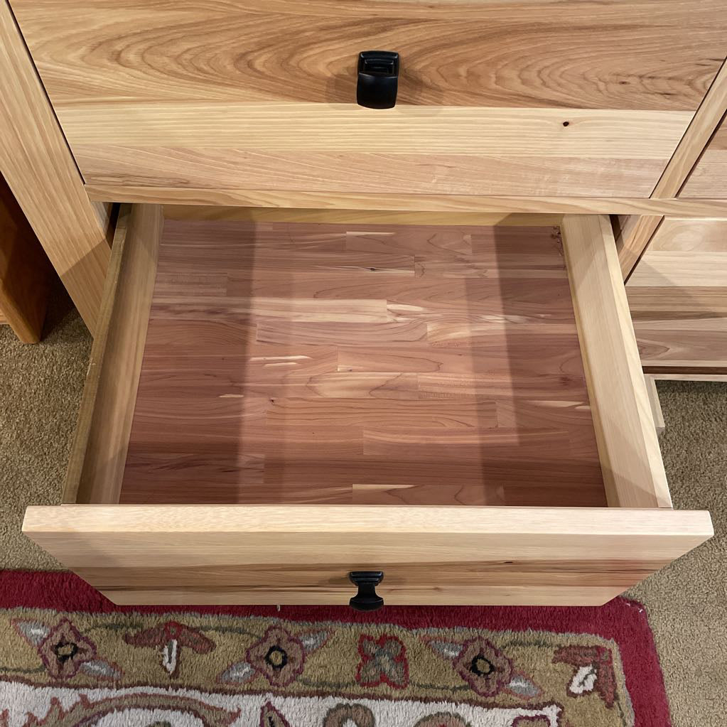 American Hickory & Walnut Inlay Armoire