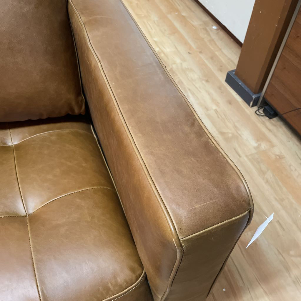 Malmo Cappuccino Leather LAF Sectional