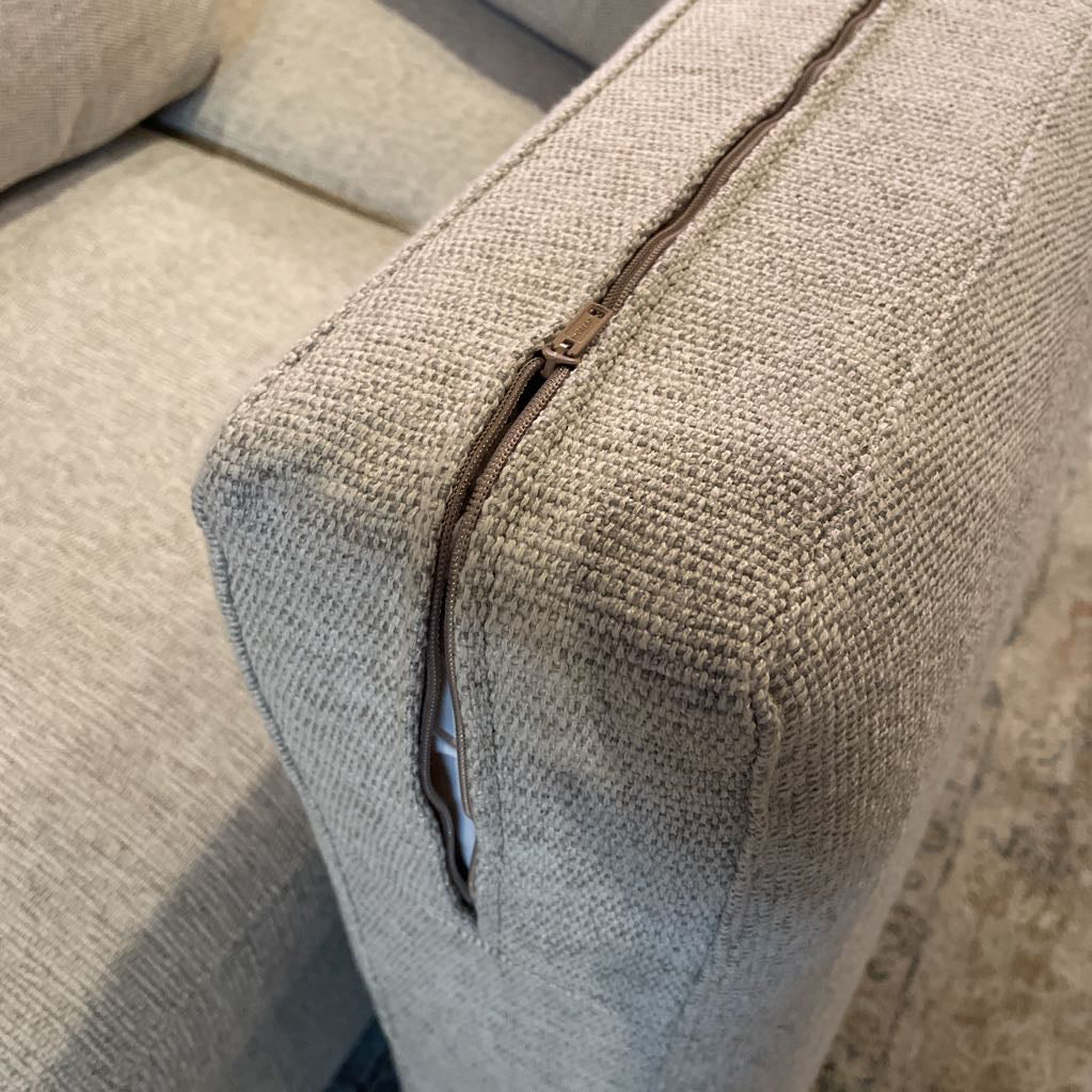 Rachel Ray Cream Textured Sofa U SOFAS
