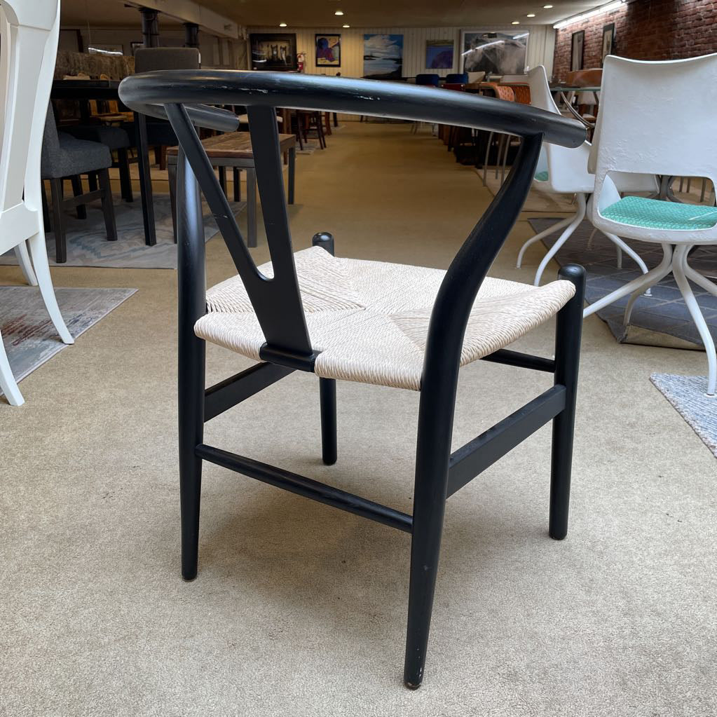 Wishbone Dining Chair w Woven Seat