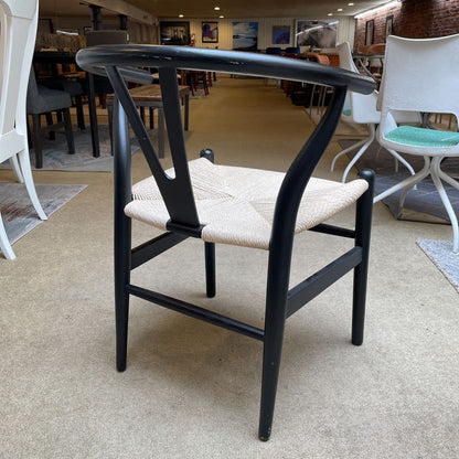 Wishbone Dining Chair w Woven Seat
